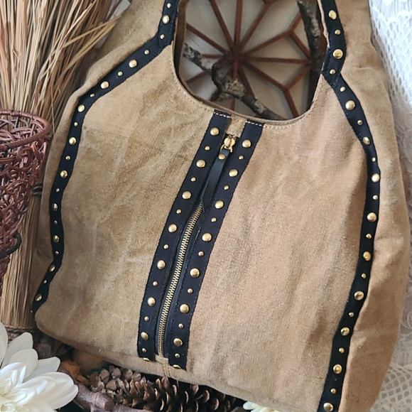 MONA B LARGE STUDS AND RIBBON MULTI HANDBAG - Picture 5 of 16